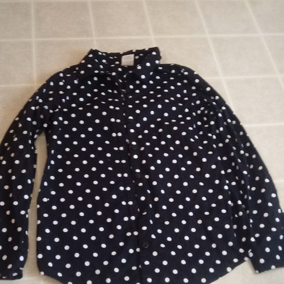Faded Glory Other - Cute polka dot button-down shirt